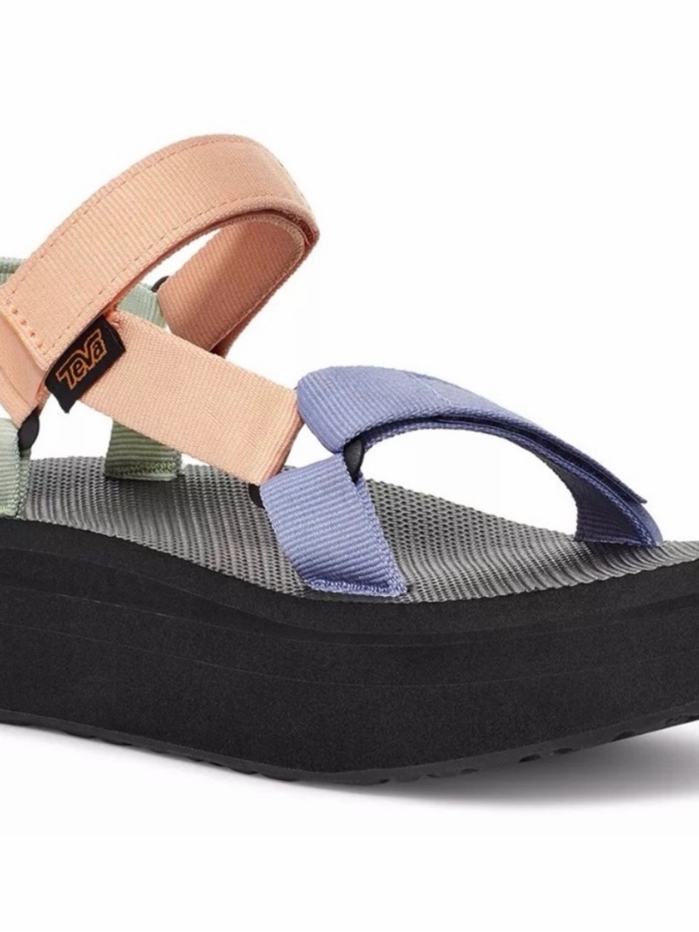 Teva Women's Platform Sandal in Peach, Lavender & Sage